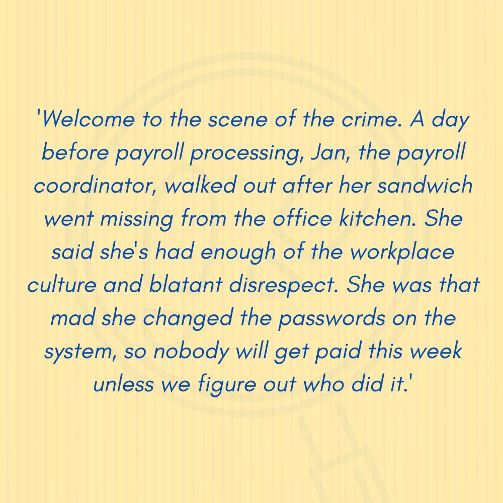 The EXPANDED Sandwich Thief Mystery Game